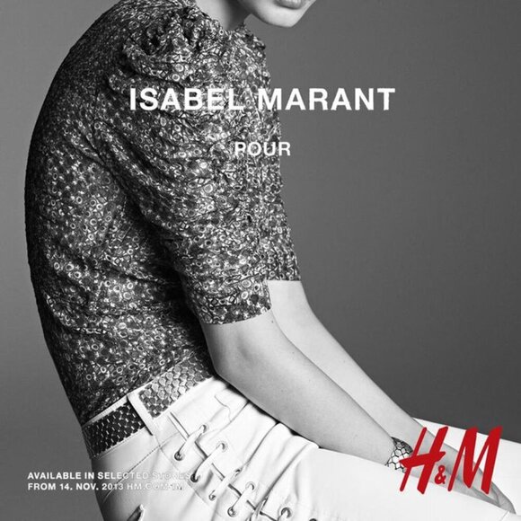 Isabel Marant Pour H&M Peacock Silk Ruched Blouse 4 - Picture 16 of 16